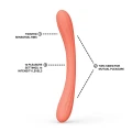 Dwustronny wibrator Boomerang Coral Red LELO