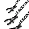 Bedroom Fantasies - Nipple & Clitoral Clamps Black