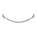 Bedroom Fantasies - Nipple Clamps with Chain Black