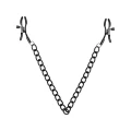 Bedroom Fantasies - Nipple Clamps with Chain Black