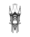 Dominna gorset i stringi otwarte  L/XL