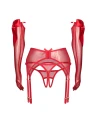 Gifty Red komplet 3-częściowy   S/M