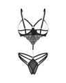 Matildea Black body otwarte L/XL