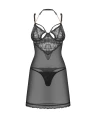 Matildea Black koszulka i stringi   S/M