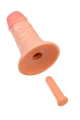 Realistic dildo Caliber 16/6 , PVC, flesh,  length 16cm, diameter 6cm